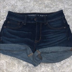American eagle jean shorts